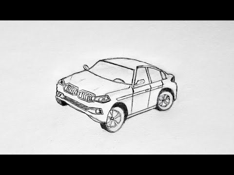 How to draw a car in two point perspective