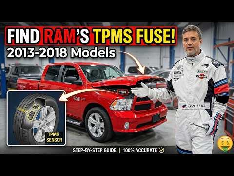 How to Find the Tire Pressure Sensor (TPMS) Fuse on a 2013-2018 Dodge Ram