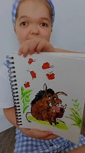 80K views · 10K reactions | I'm excited to reveal "Pumbaa in Spring". I painted this as a gift for a friend.﫶珞 #artreveal #watercolor #happyart #cuteartist #pumbaa #shinealight #MakeADifference #artist #art #artbykids #beyou #disneyart #inclusion #bekind | Mina's Art World | Facebook
