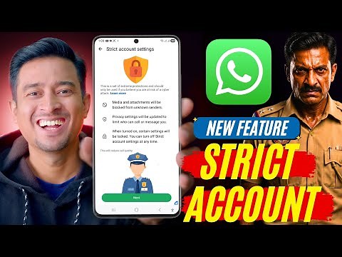 WhatsApp is rolling out Strict Account Settings | WhatsApp New Update