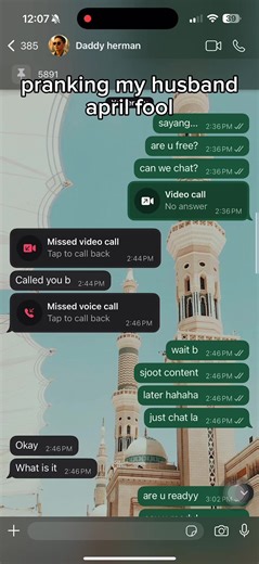 April Fool's Prank on Dad