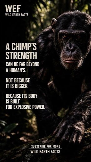A Chimp’s Strength Is Built Different 🐒
