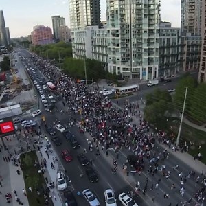 19K views · 509 reactions | Footage from yesterday’s Palestinian protest in Mississauga, Ontario  manojdesilva1 | insauga | Facebook