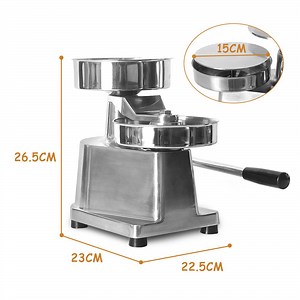 [Hot Item] Manual Hamburger Hand Press Machine Aluminum Alloy 150mm Hamburger Patty Maker Easy Use
