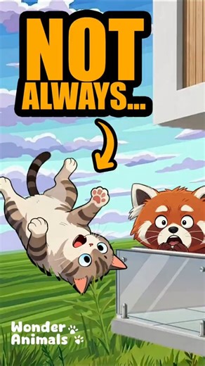 High falls HURT cats too 💀 #catsoftiktok #facts #shorts