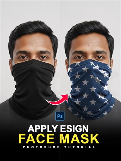 How to Apply Any Design on a Face Mask in Adobe Photoshop 2026 | Easy Mockup Tutorial #Photoshop2026 #MaskMockup #FaceMaskDesign #photoshoptutorial | Graphics Solution Tricks