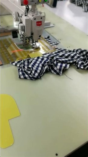 ​Automatic Pattern Sewing Machine for No-Iron Back Pocket Attaching | Garment Automation