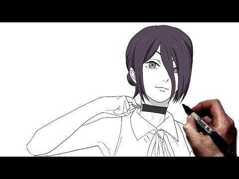 How To Draw Reze | Step By Step | Chainsaw Man