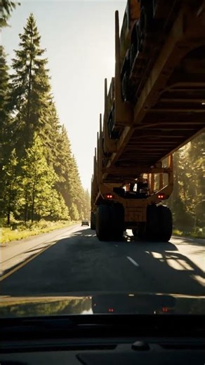 King of the Highway! 👑🚧 #RoadKing #Transport #Logistics