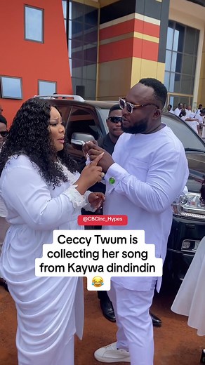 Ceccy Twum Collects Her Song from Kaywa | CBCInc_Hypes