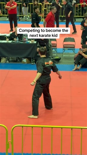 Flying #karate #sportkarate #karatekid #competition #flips #dragonkick