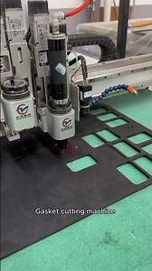 CNC gasket cutting machine for flexible materials #oscillatingknifecuttingmachine