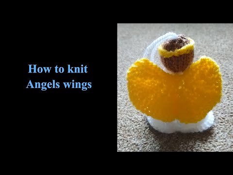 Knitting Angel Wings