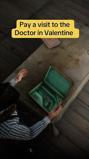 Hidden Secret Room Behind Valentine Doctor (Rare Pistol Inside) #rdr2 #arthurmorgan #gaming