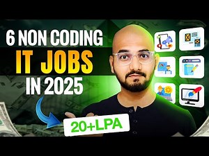 6 Non Coding IT Jobs in 2025 [upto 20LPA]🤯 | in Tamil | Thoufiq M