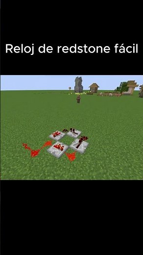 Reloj de redstone fácil