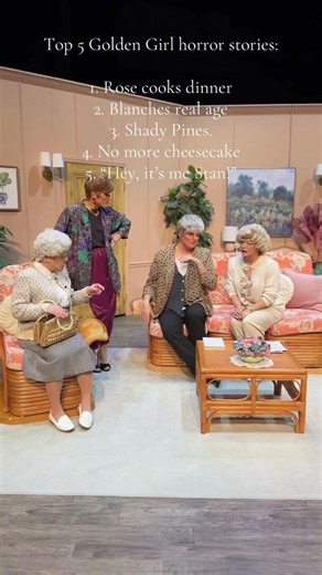 But nothing is scarier than never seeing Golden Girls again! #goldengirlsfans