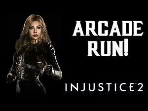 Injustice 2 - Black Canary Arcade Ladder Playthrough & Ending!