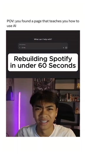 Artificial Intelligence | Robotics | Technology on Instagram: "AI tools now enable users to rebuild entire apps using just text prompts, no coding required. Platforms like Softr, Power Apps, and Create generate full interfaces, logic, and data structures in minutes. This shift empowers non-developers to launch functional apps quickly, revolutionizing software creation. via: noah.lousiana/TikTok"