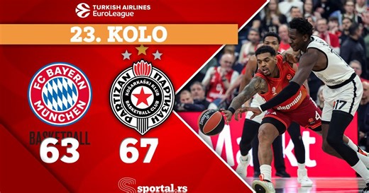 Hrabra igra crno-belih za pad Pešićevih Bavaraca: Ovako je Partizan slomio Bajern
