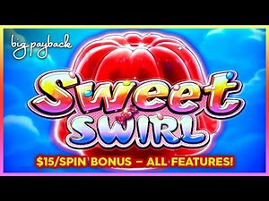 Drop & Lock Sweet Swirl Slot - $15/SPIN BONUS!