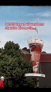 83K views · 268 reactions | Hvor var du da vi serverte verdens største Krone-is i 2015?  Det er ganske nøyaktig 10 år siden - så nå må vi vel supersize en iskrem igjen? Hvilken is syns du vi skal velge? Film & foto: Anders Martinsen | Hennig-Olsen Is | Facebook