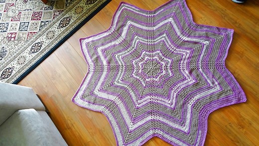 3.7K views · 21 reactions | 8 point Star Afghan Crochet PDF Pattern...