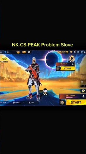 NK-CS-PEAK Error Fix 😱 | Free Fire Game Select Problem Solved 100% Working Trick #freefire #ffshorts