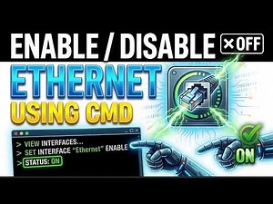 How to Enable and Disable Ethernet Using CMD (CMD Tutorials)