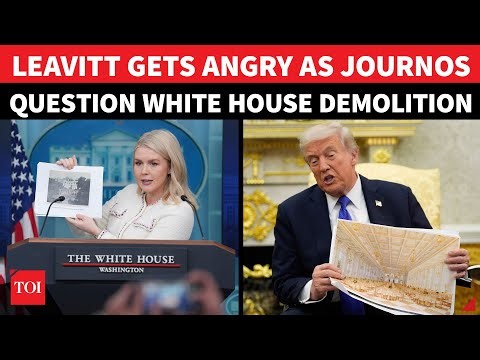 ‘Isn’t That Rubble?': Leavitt Snaps; Shows Pics Of 1950 White House Razing Over Demolition Row