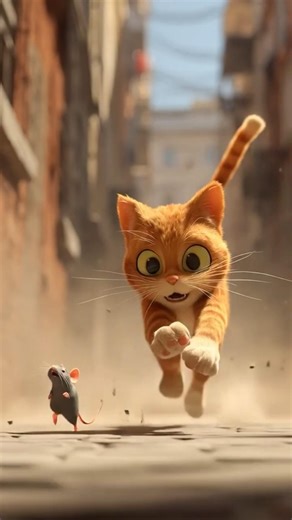 Cat’s Secret Weapon 💨🐱 | Rat Didn’t See This Coming 😂 #shorts