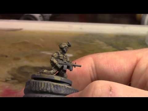 Part 3 of how to paint Multi-Cam on a 20mm Miniature by Elhiem