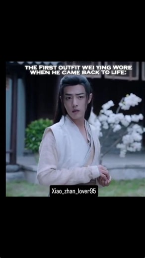 the first outfit wiying wore when he come back to life ❤️❤️ #theuntamed #untamedbeauty #chinesedrama