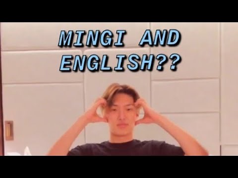 ATEEZ MINGI SPEAKING ENGLISH