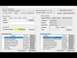 Software Control de Obras y Proyectos de Construccion para Ingenieria Civil