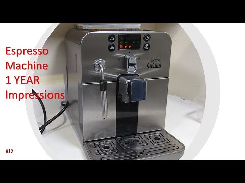 Gaggia Brera Automatic Espresso Machine 1 Year Review – #19