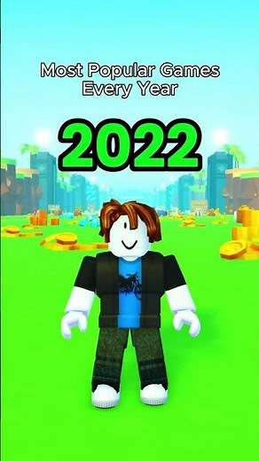 Most popular games on Roblox each year