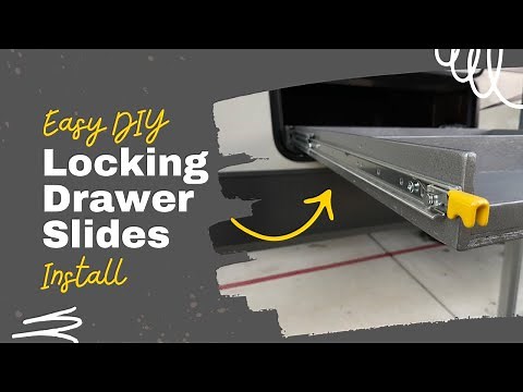 DIY Locking Drawer Slide Install