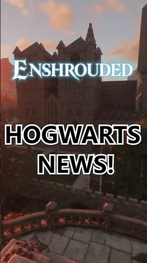 Hogwarts in Enshrouded Januar Update! Full Video online! #enshrouded