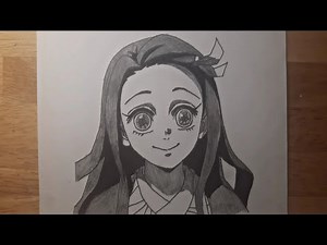 How to Draw Nezuko Kamado - Easy Anime Drawing for Beginners