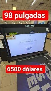 Así es un Televisor de 98 pulgadas #samsungtv #tcltv