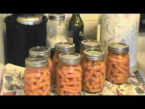 SAFE CANNING: Baby Carrots, Raw Pack
