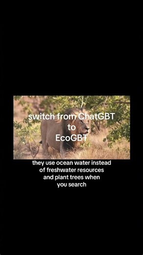 you CAN make a difference✨ #ecogbt #EcoFriendly #bigai #openai #nestle