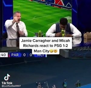 832K views · 10K reactions | Jamie Carragher & Micah Richards react to PSG vs Man City  | SB.TV | Facebook