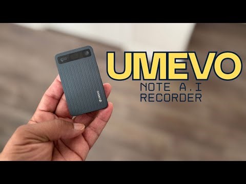 "Is this the future of Note-Taking? Umevo Note AI Recorder"