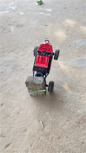 Red Crawler Takes on the Gravel Pit! #truck #shortsfeed #shortvideo #shortsvideo #shorts #short #usa