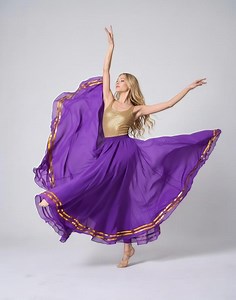 Purple Circle Skirt, Ball Gown Skirt With Double Golden Strap, Formal Maxi Skirt, High Waist Chiffon Lined Skirt - Etsy Canada