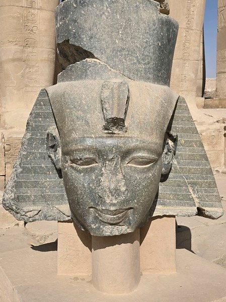 Exploring the Granite Head of Ramesses II at the Ramesseum