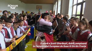 67K views · 504 reactions |  O elevă a Școlii Gherăești, dublă campioană la Campionatul European de Quan Ki Do din Franța https://romantv.ro/2024/05/08/o-eleva-a-scolii-gheraesti-dubla-campioana-la-campionatul-european-de-quan-ki-do-din-franta/ | Roman TV | Facebook