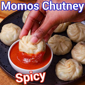 Momos Chutney: bit.ly/2GRKnJx Potato Lollipop: bit.ly/31eCWos Momos Chutney Recipe | Momo Sauce | Momos Red Chutney Recipe with step-by-step photo and video recipe. In this recipe, I have presented one such variation, which is primarily prepared with ripe, juicy tomatoes. This spicy momos chutney / schezwan chutney is an ideal side dish that tastes great when served with veg momos, but can be served with a choice of momos. #hebbarskitchen | Hebbar's Kitchen